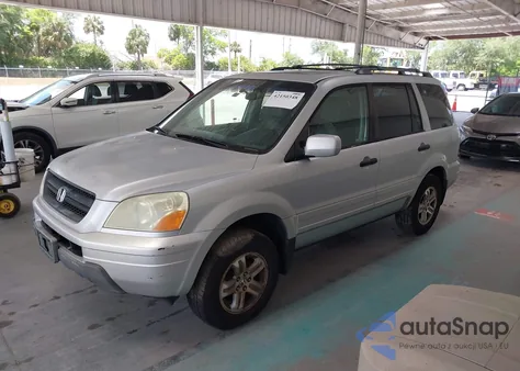 2005 Honda Pilot Ex-L from USA, damaged, VIN 2HKYF18795H545522